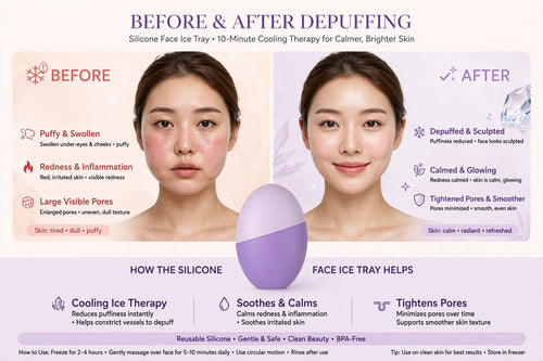 Silicone Face Ice Tray Beauty Face Shrink Pores