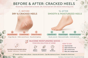 Cloud Heel Repair — Reusable Silicone Foot Mask Socks