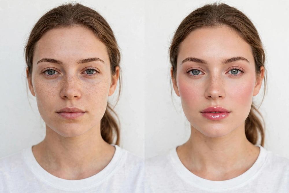 Soft Glow Liquid Blush & Lip Gloss — Buildable Colour for a Dewy Finish